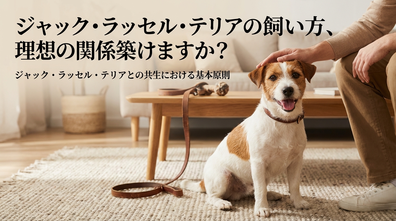 ジャック・ラッセル・テリアとの共生における基本原則
