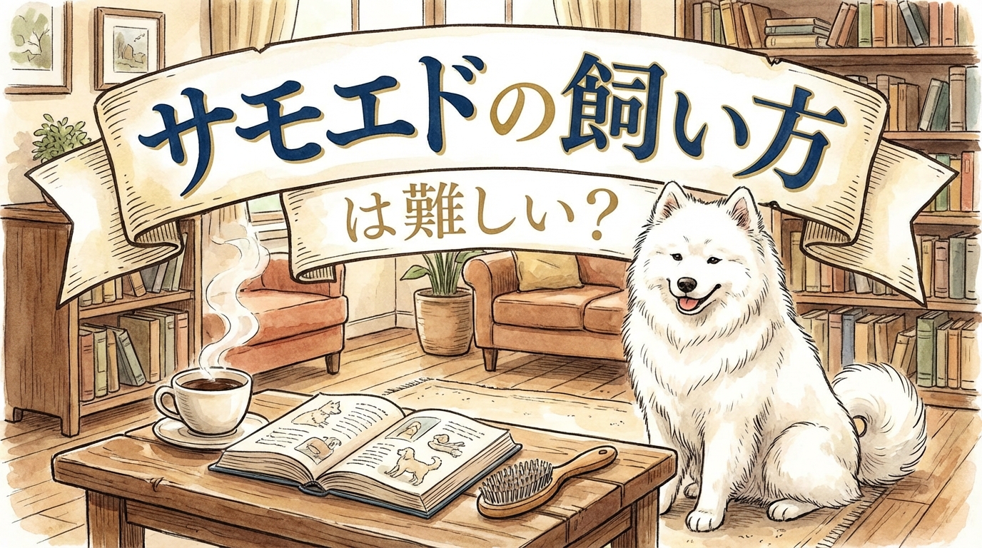サモエドの飼い方は難しい？