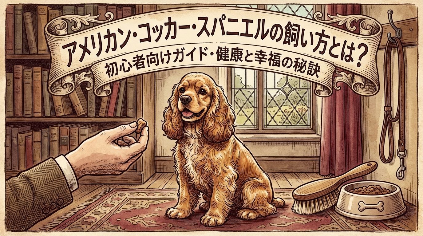 アメリカン・コッカー・スパニエルの飼い方とは？