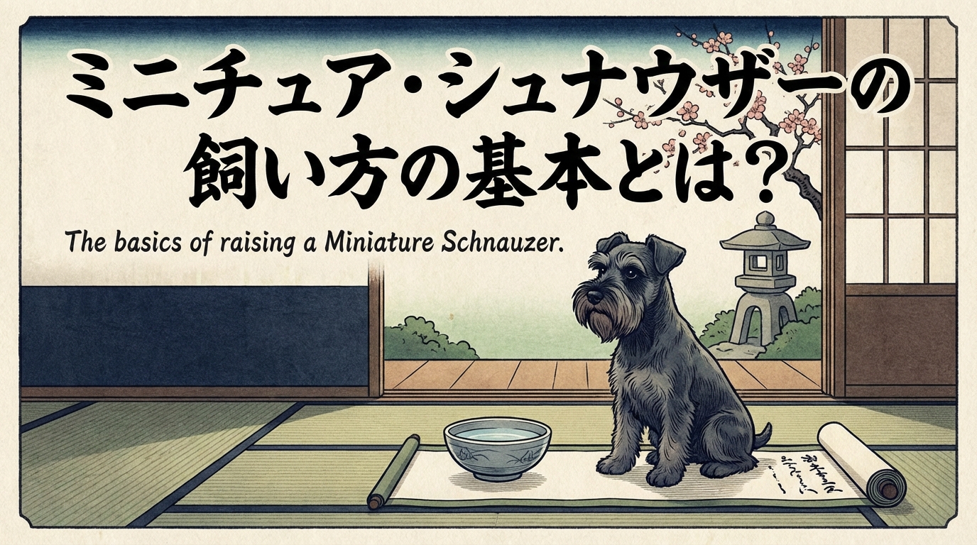 ミニチュア・シュナウザーの飼い方の基本とは？