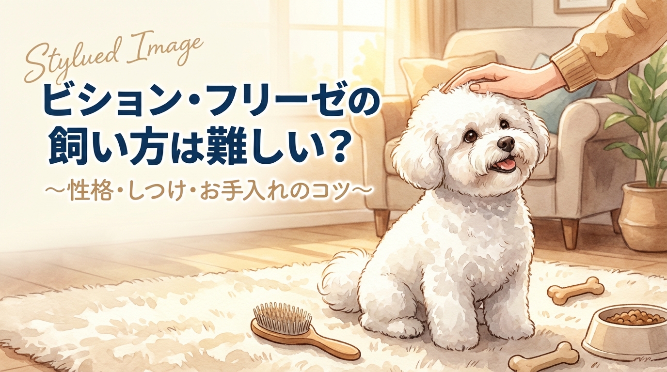 ビション・フリーゼの飼い方は難しい?