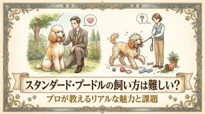 スタンダード・プードルの飼い方は難しい？プロが教えるリアルな魅力と課題