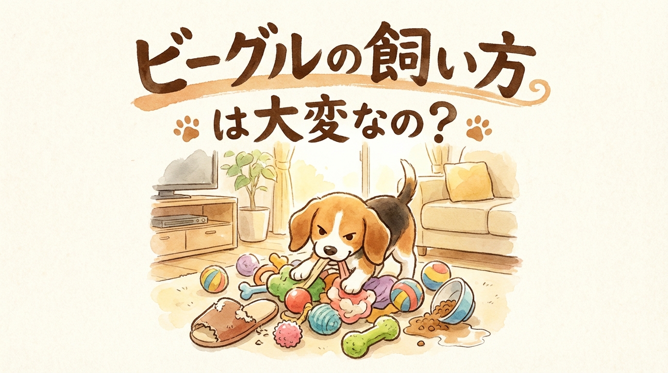 ビーグルの飼い方は大変なの？