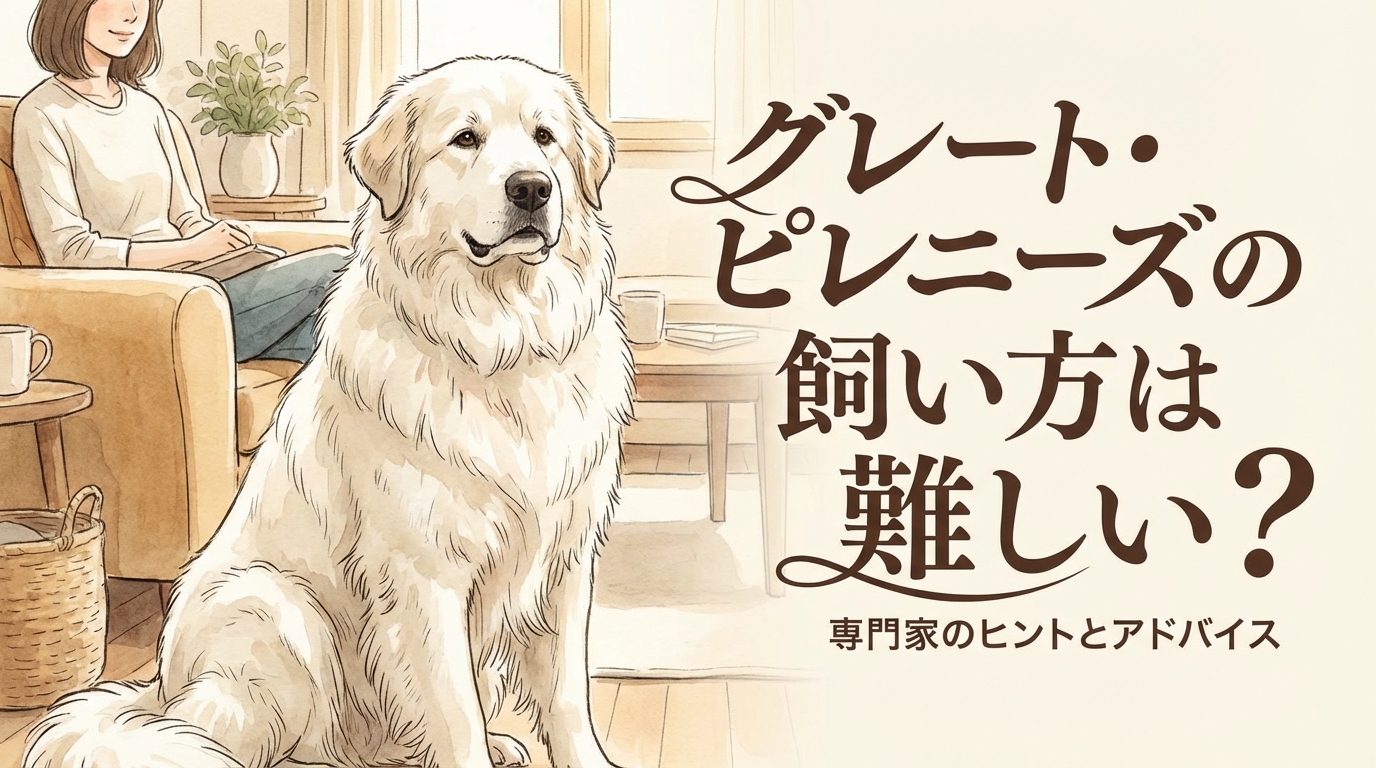グレート・ピレニーズの飼い方は難しい？