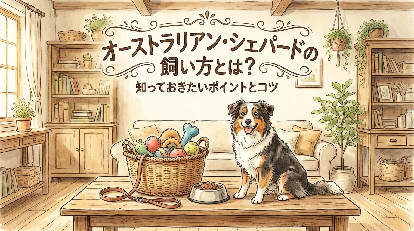 オーストラリアン・シェパードの飼い方とは？