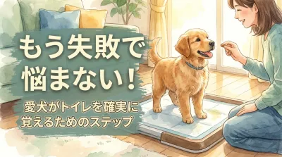 もう失敗で悩まない！愛犬がトイレを確実に覚えるためのステップ