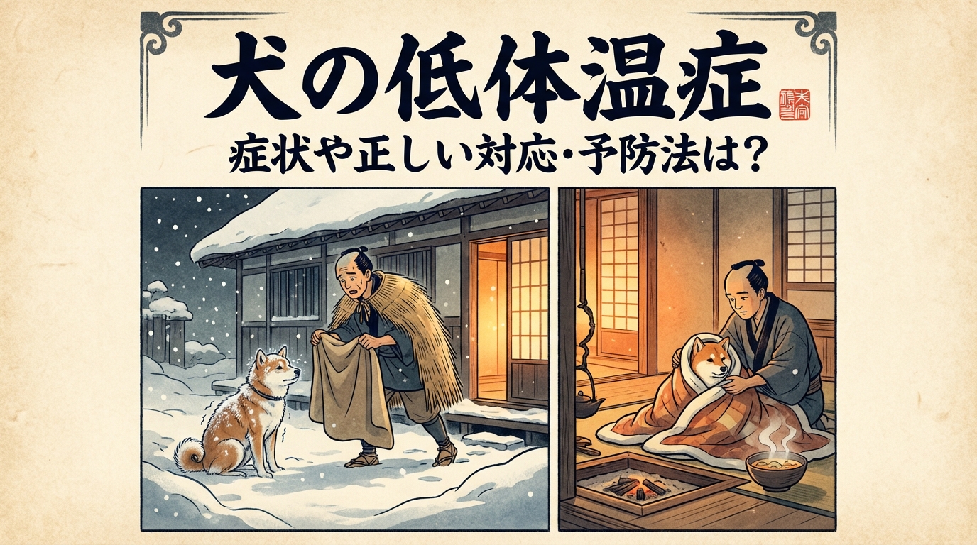 犬の低体温症の症状や正しい対応・予防法は？