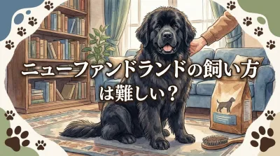 初心者必見！ニューファンドランドの正しい飼い方｜胃捻転や暑さ対策などプロが教える具体策