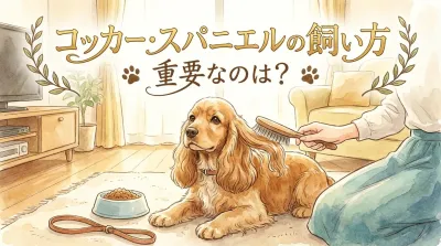 コッカー・スパニエルの飼い方完全ガイド｜性格・運動量・皮膚ケアのコツをプロが解説