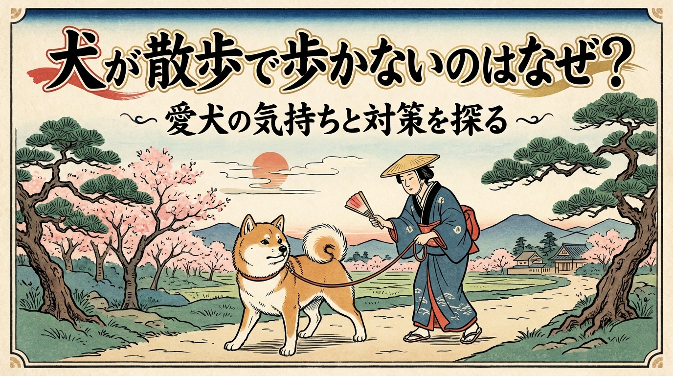 犬が散歩で歩かないのはなぜ？