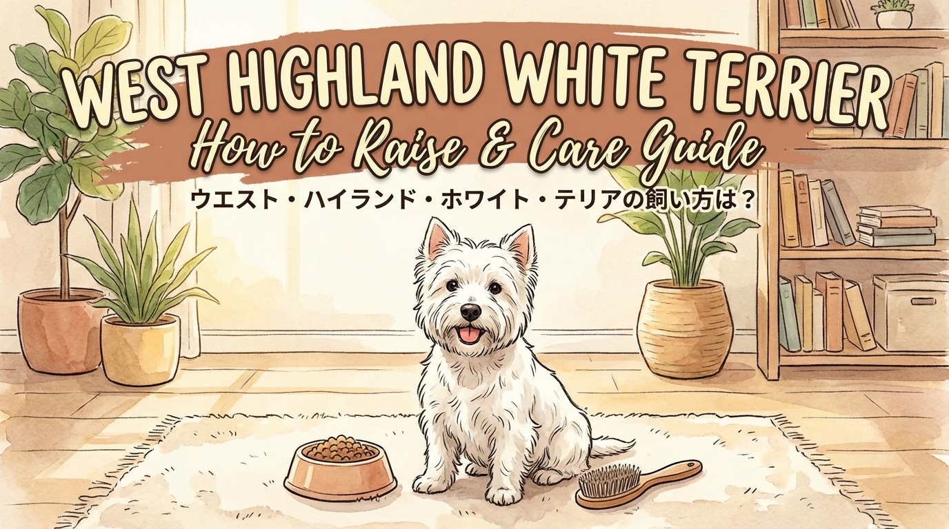 ウエスト・ハイランド・ホワイト・テリアの飼い方は?