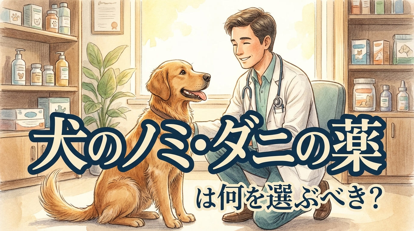 犬のノミ・ダニの薬は何を選ぶべき？
