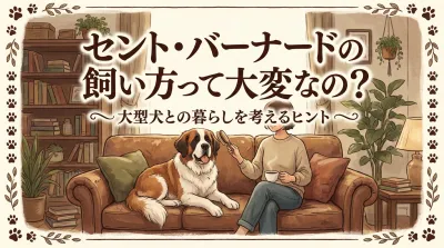 超大型犬セント・バーナードと暮らす基礎知識｜理想の環境づくりと健康管理のポイント