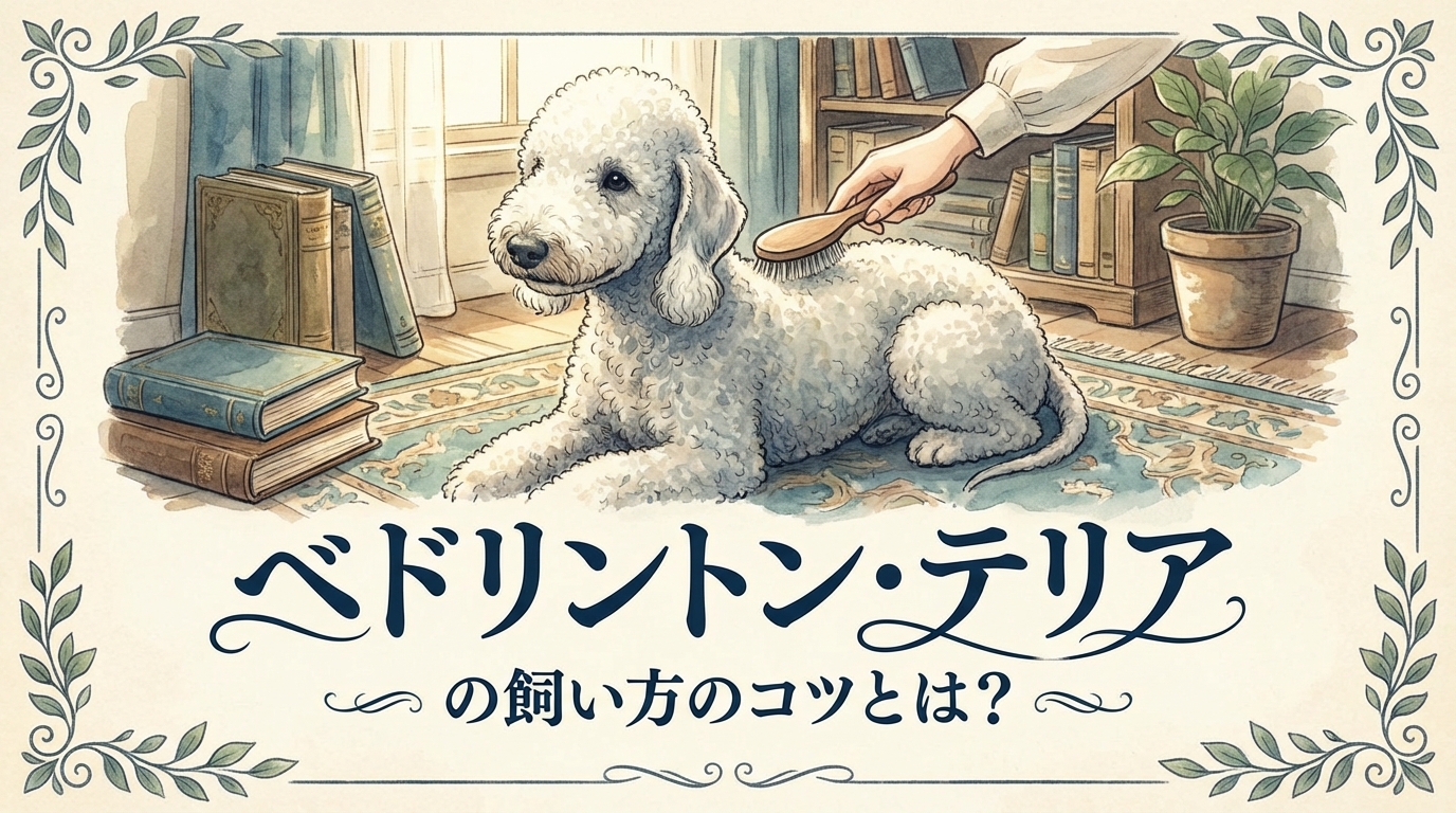 ベドリントン・テリアの飼い方のコツとは?