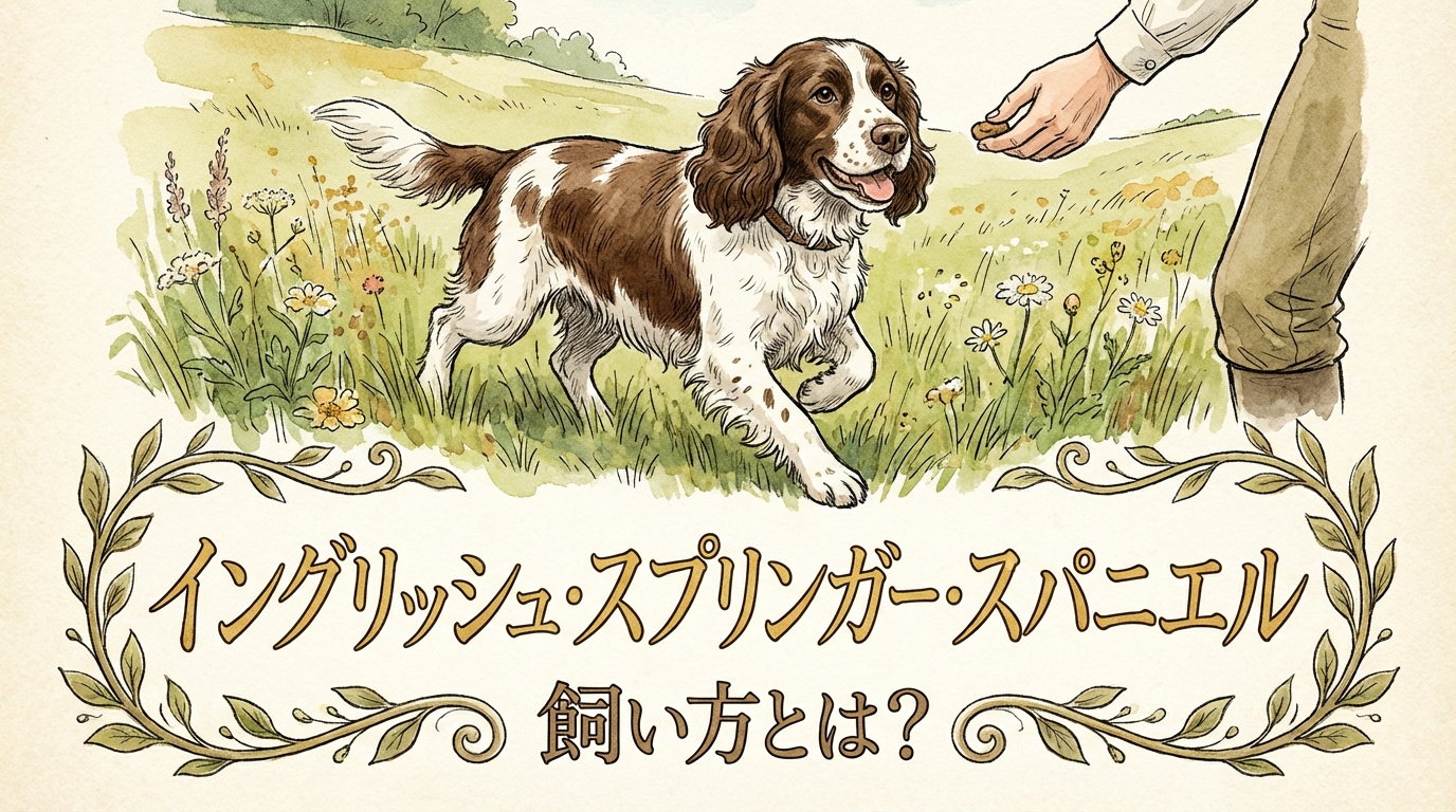 イングリッシュ・スプリンガー・スパニエル 飼い方とは？