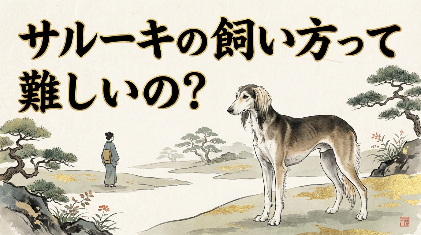 サルーキの飼い方って難しいの?