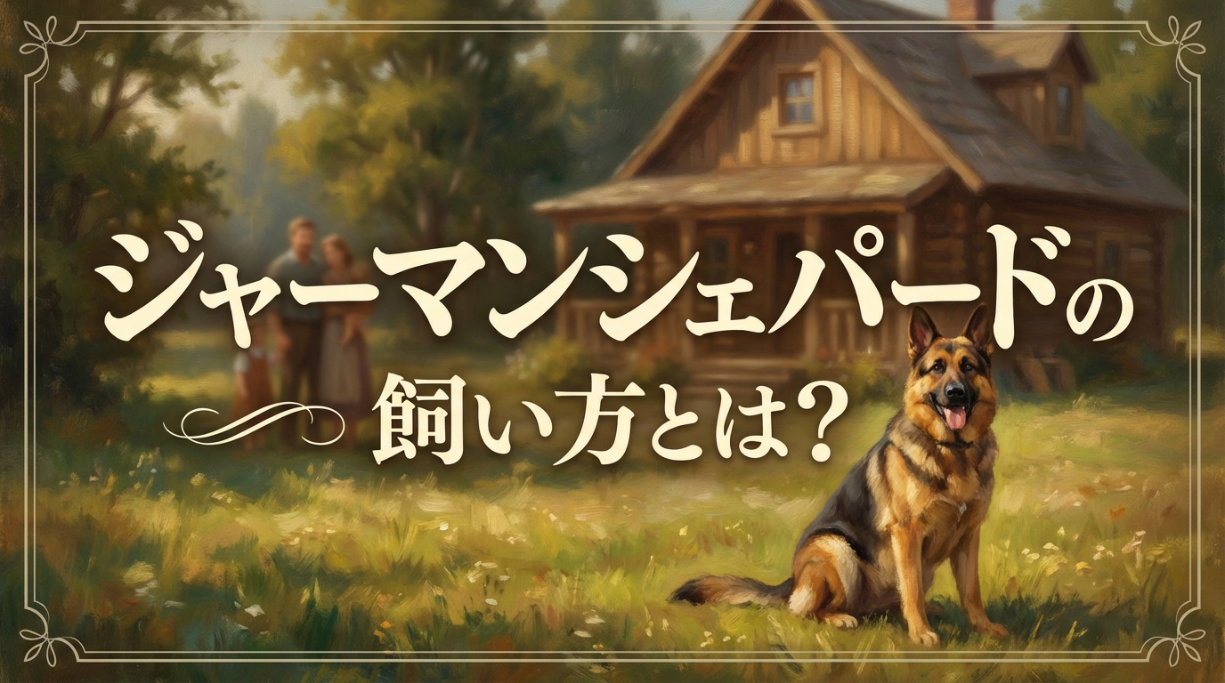 ジャーマンシェパードの飼い方とは？