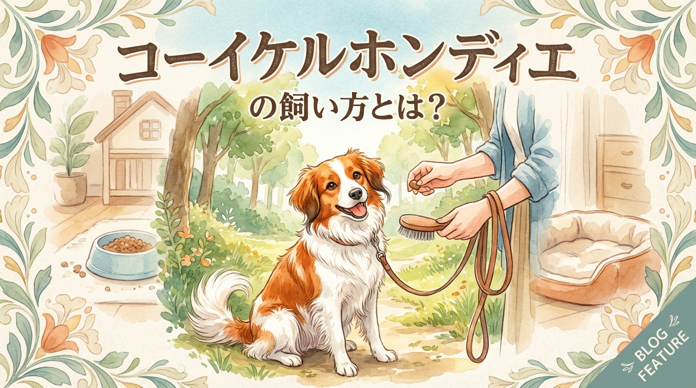 コーイケルホンディエの飼い方とは？
