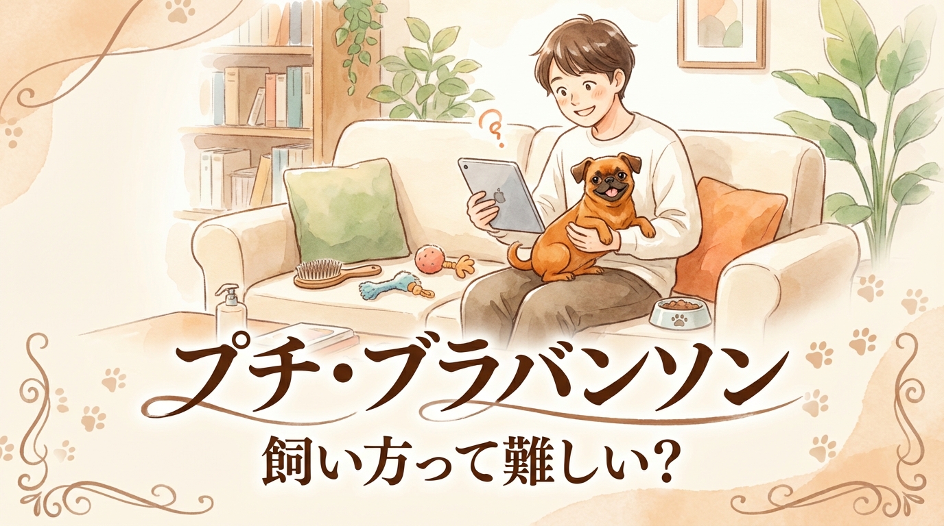 プチ・ブラバンソン 飼い方って難しい?