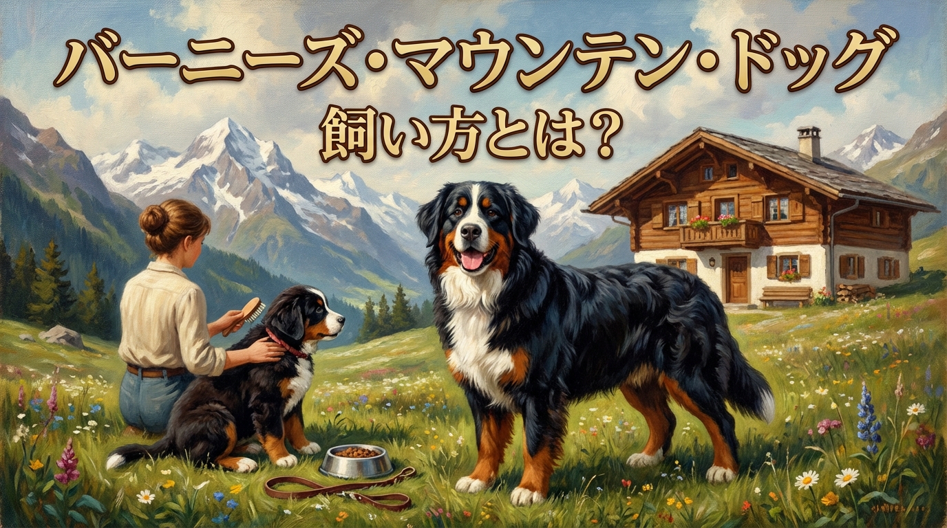 バーニーズ・マウンテン・ドッグ　飼い方とは？