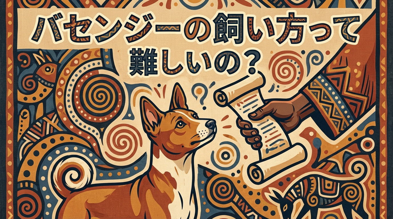 バセンジーの飼い方って難しいの?