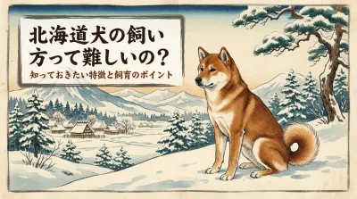 北海道犬の飼い方って難しいの？