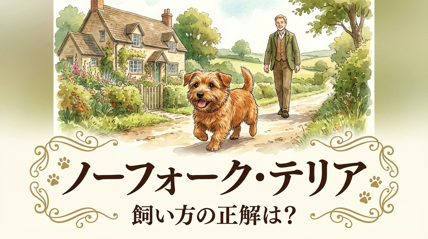 ノーフォーク・テリア 飼い方の正解は?