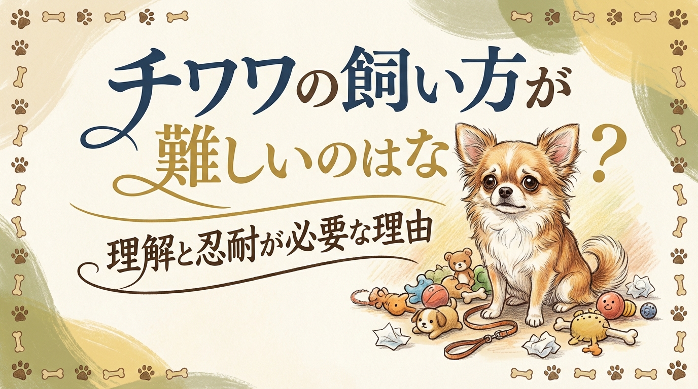 チワワの飼い方が難しいのはなぜ？