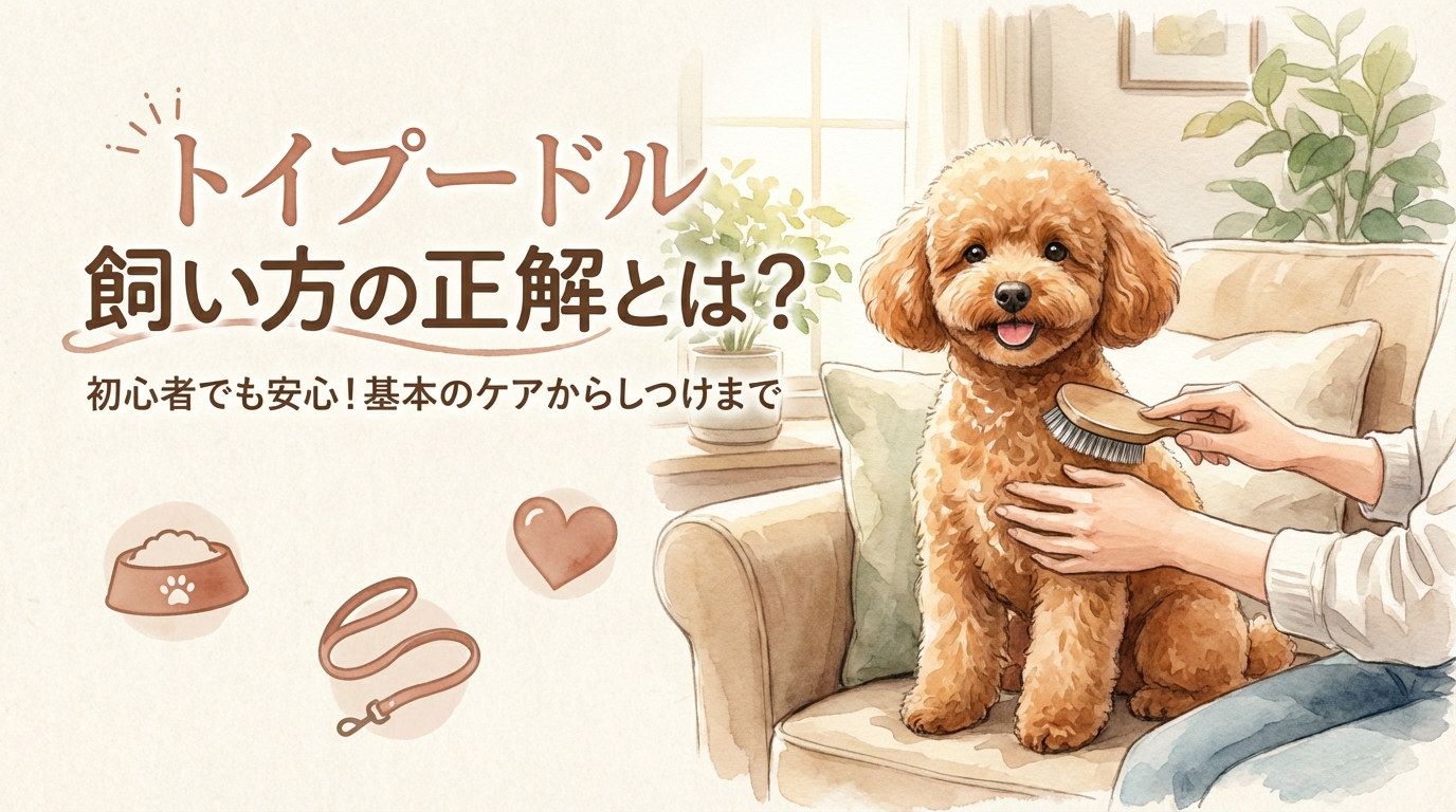 トイプードル 飼い方の正解とは？