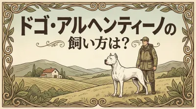 ドゴ・アルヘンティーノの飼い方は？