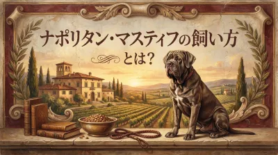 ナポリタン・マスティフの飼い方とは？