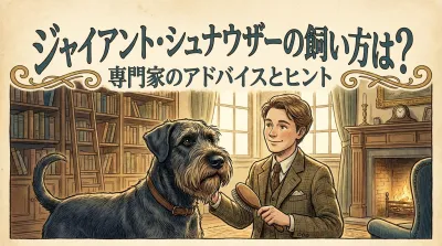 ジャイアント・シュナウザーの飼い方は？