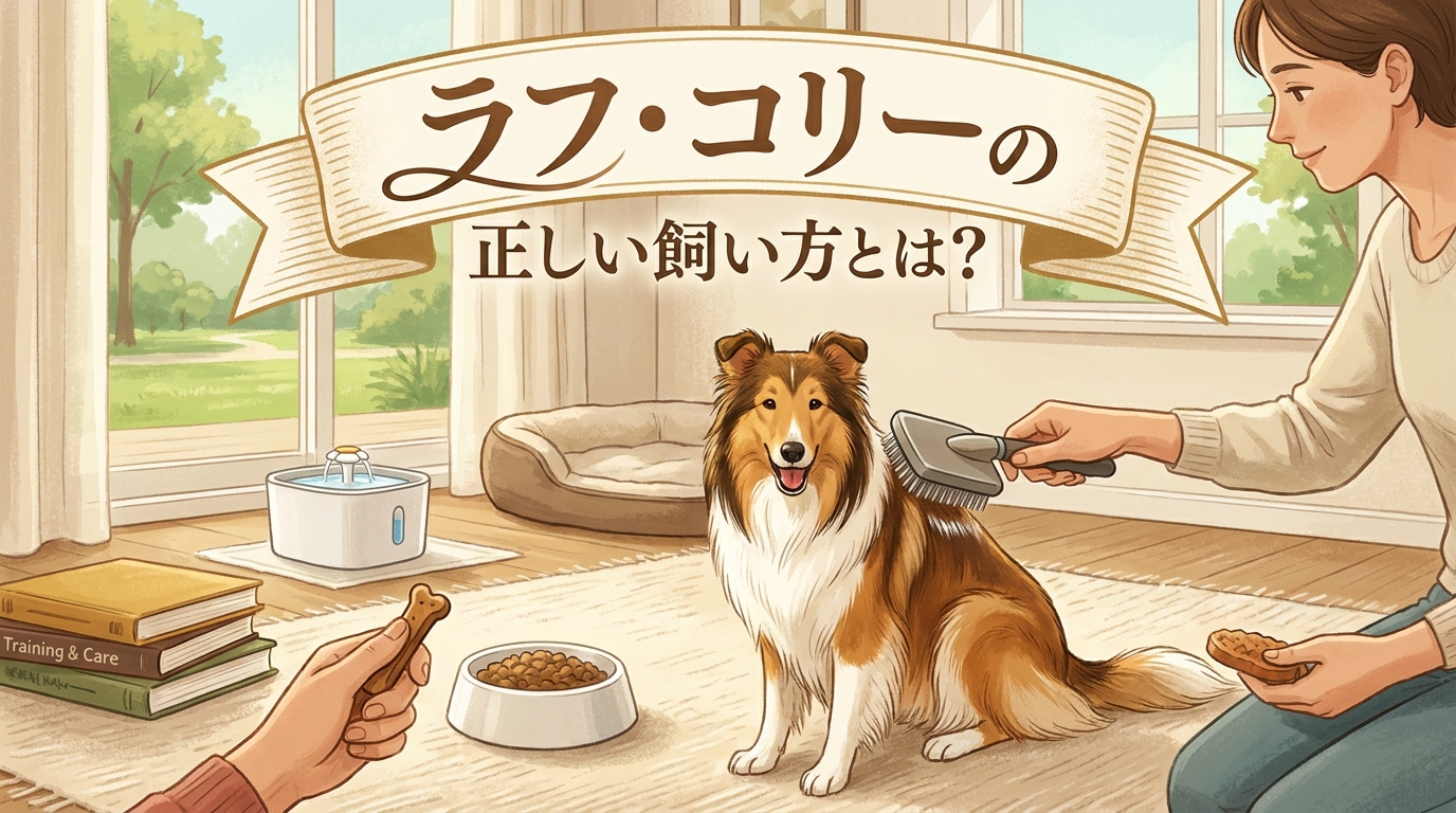 ラフ・コリーの正しい飼い方とは？