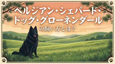 ベルジアン・シェパード・ドッグ・グローネンダールの飼い方とは？