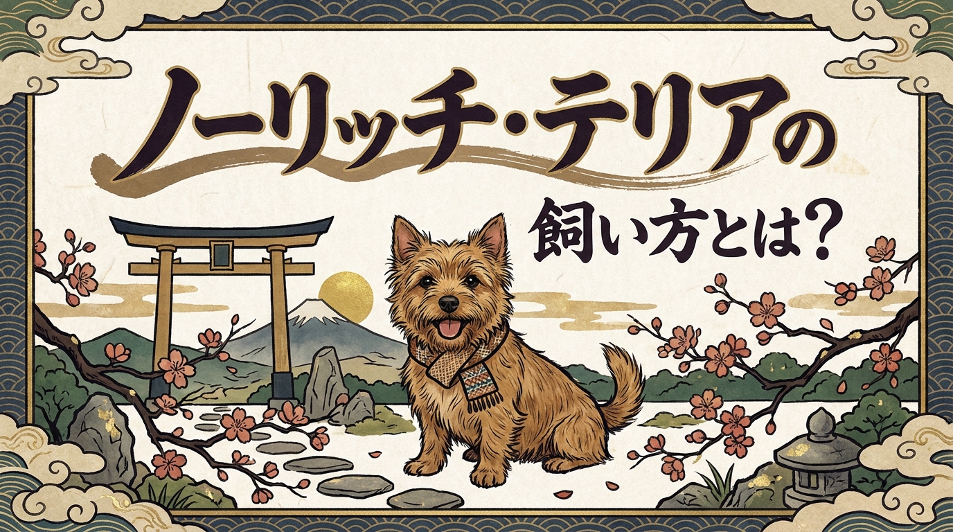 ノーリッチ・テリアの飼い方とは?