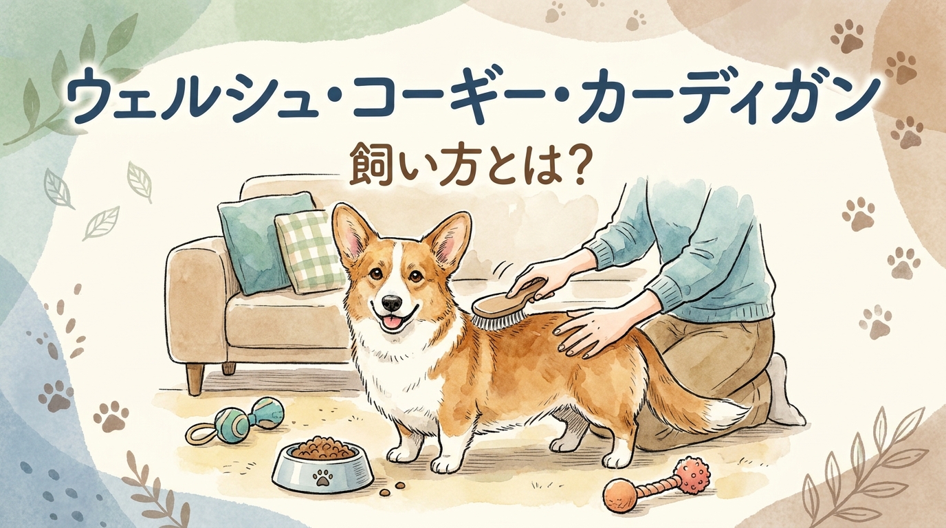 ウェルシュ・コーギー・カーディガン 飼い方とは?