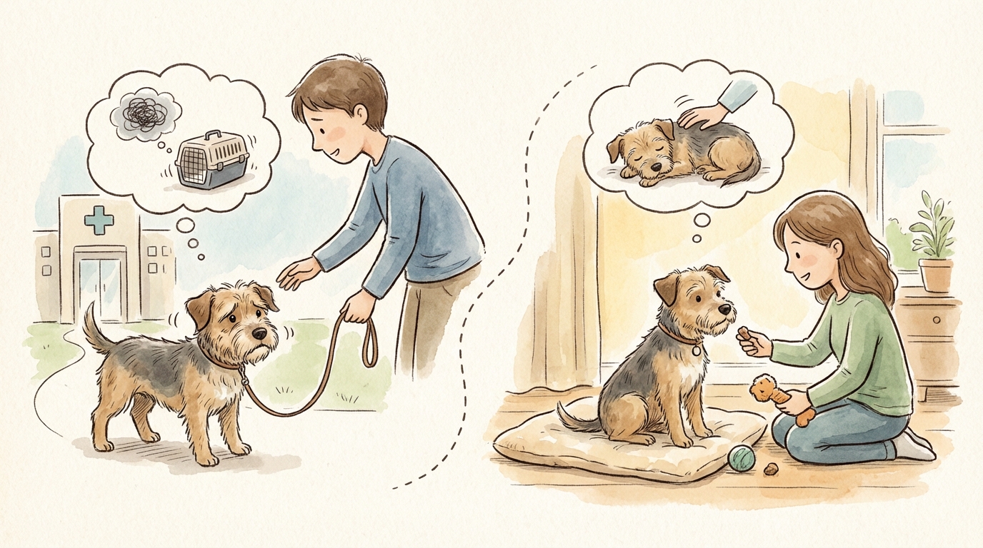 病院嫌いは行動療法と環境設定で改善可能です