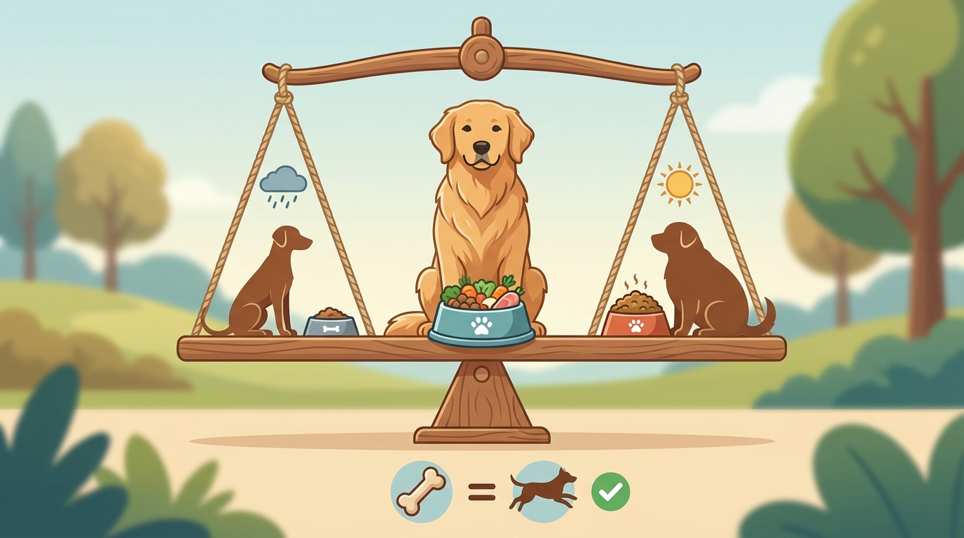 愛犬の健康を守る鍵はエネルギー収支と栄養の質の管理