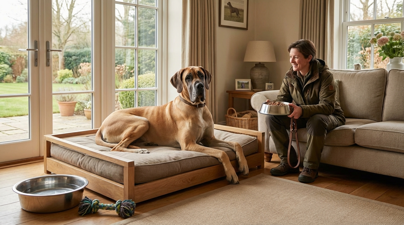 グレート・デンの飼育には十分な環境と覚悟が必要