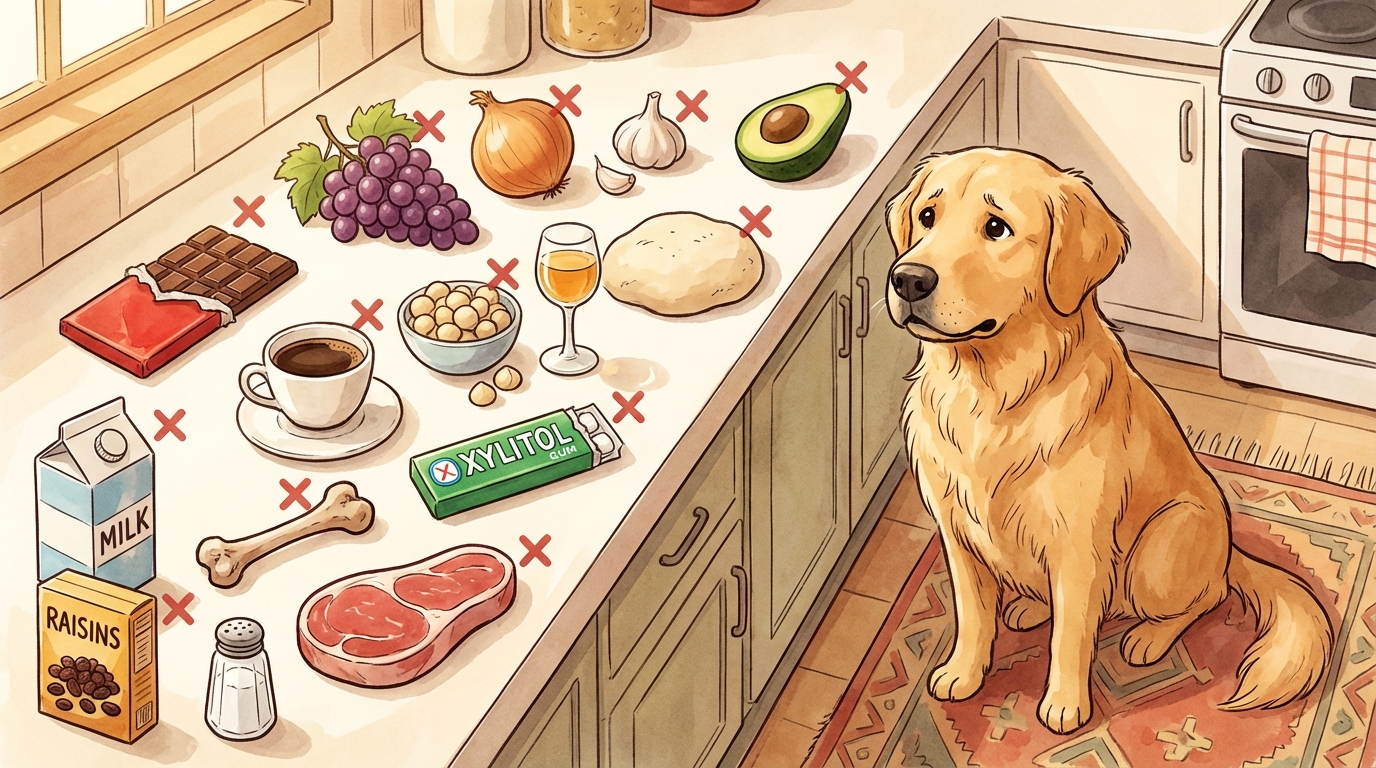 知らないと怖い：犬にNGな家庭の食材15の全貌とは？