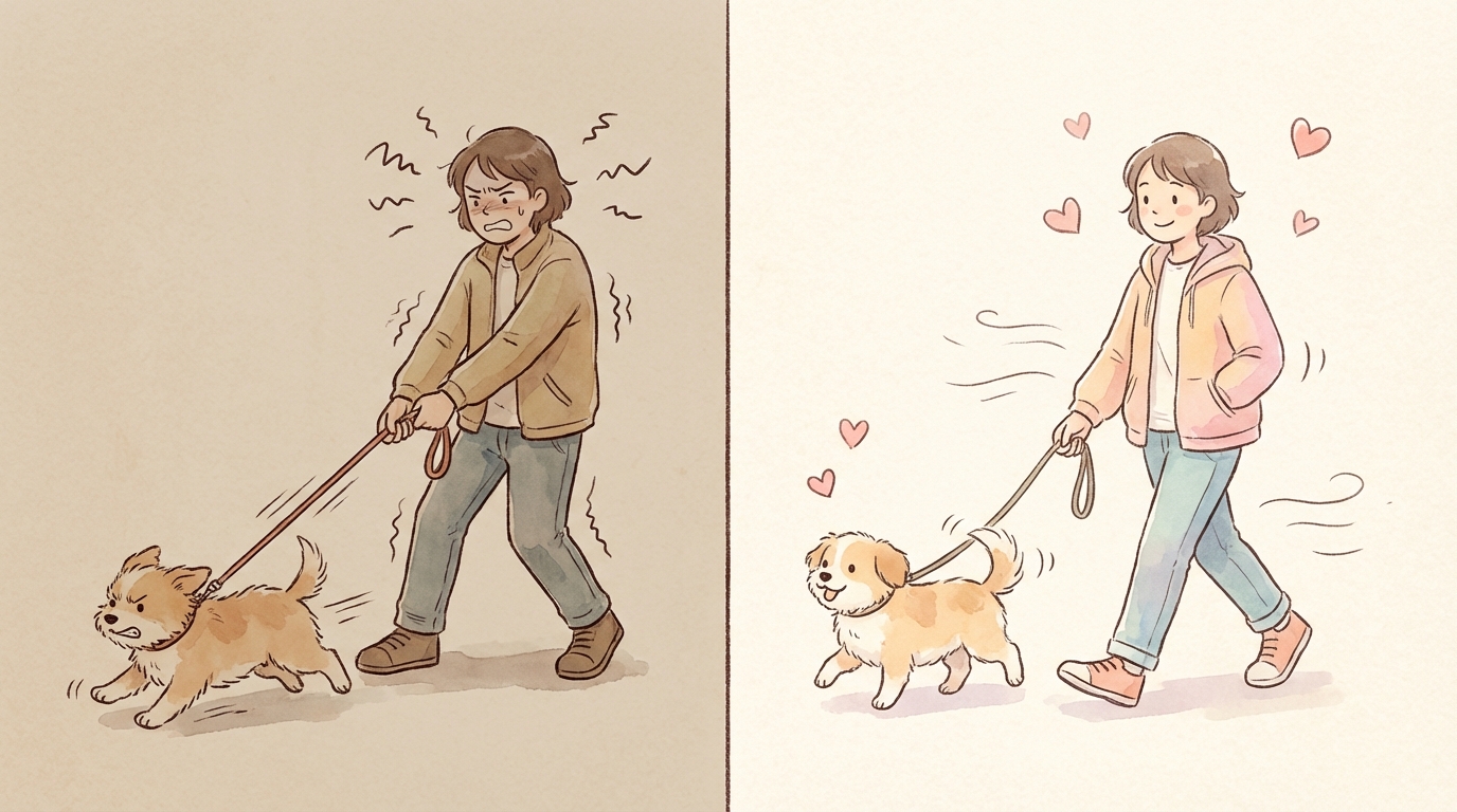 結論:正しいトレーニングで犬のリード引っ張り癖は改善し散歩が楽になる