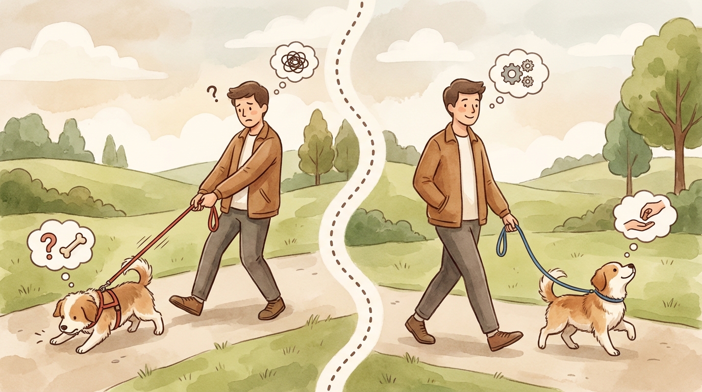 なぜ犬はリードを引っ張るのか?その心理と学習メカニズム