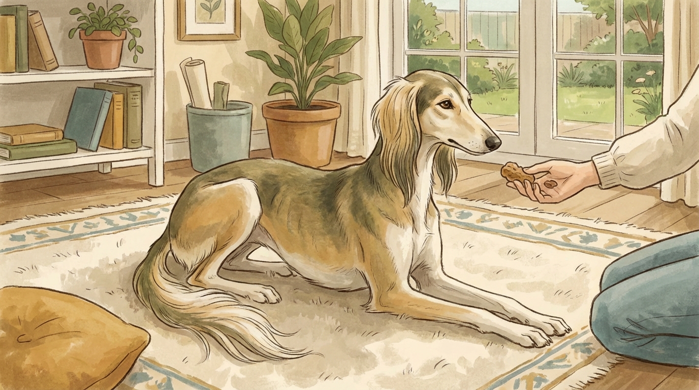 サルーキが健康で穏やかに暮らせる環境づくりとしつけが重要です