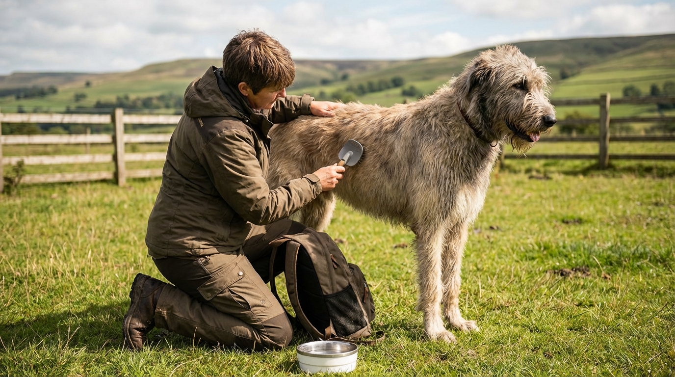 アイリッシュ・ウルフハウンドの具体的な飼育・管理方法