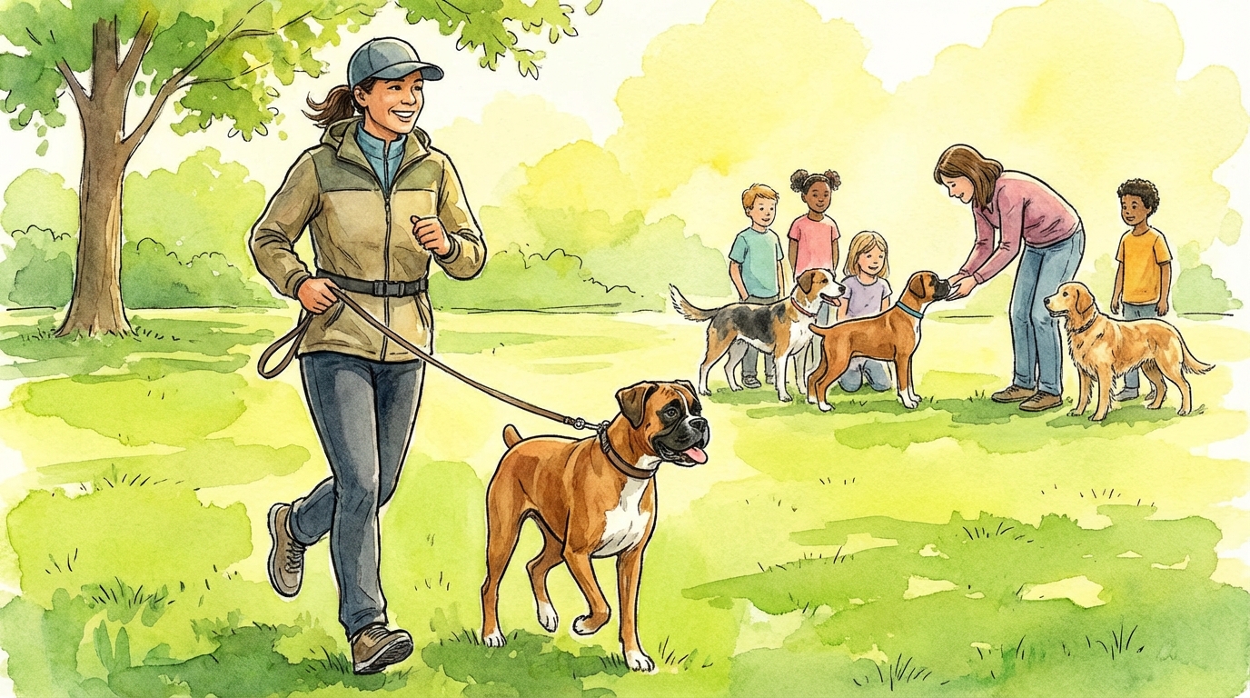 適切な運動量の確保と早期の社会化が健康と絆の鍵となります