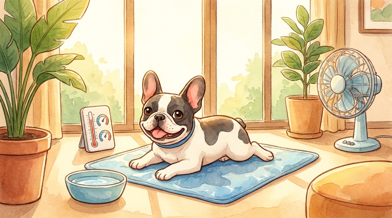 フレンチ・ブルドッグの命を守る温度・湿度管理と暑さ対策