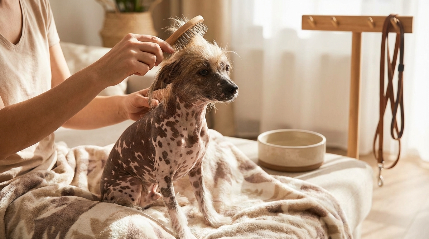 チャイニーズ・クレステッド・ドッグの飼い方の具体例