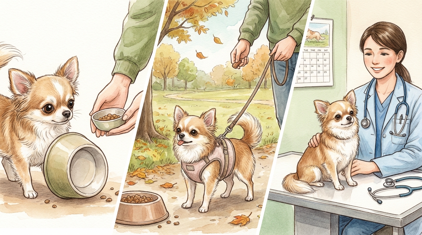 チワワの正しい飼い方を実践するための3つの具体例