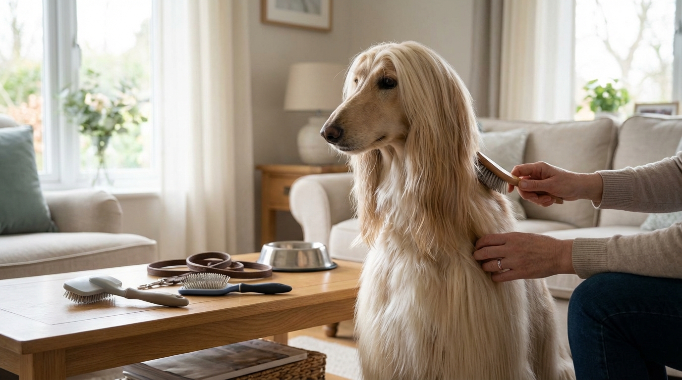 アフガン・ハウンドと暮らすための具体的な飼育方法