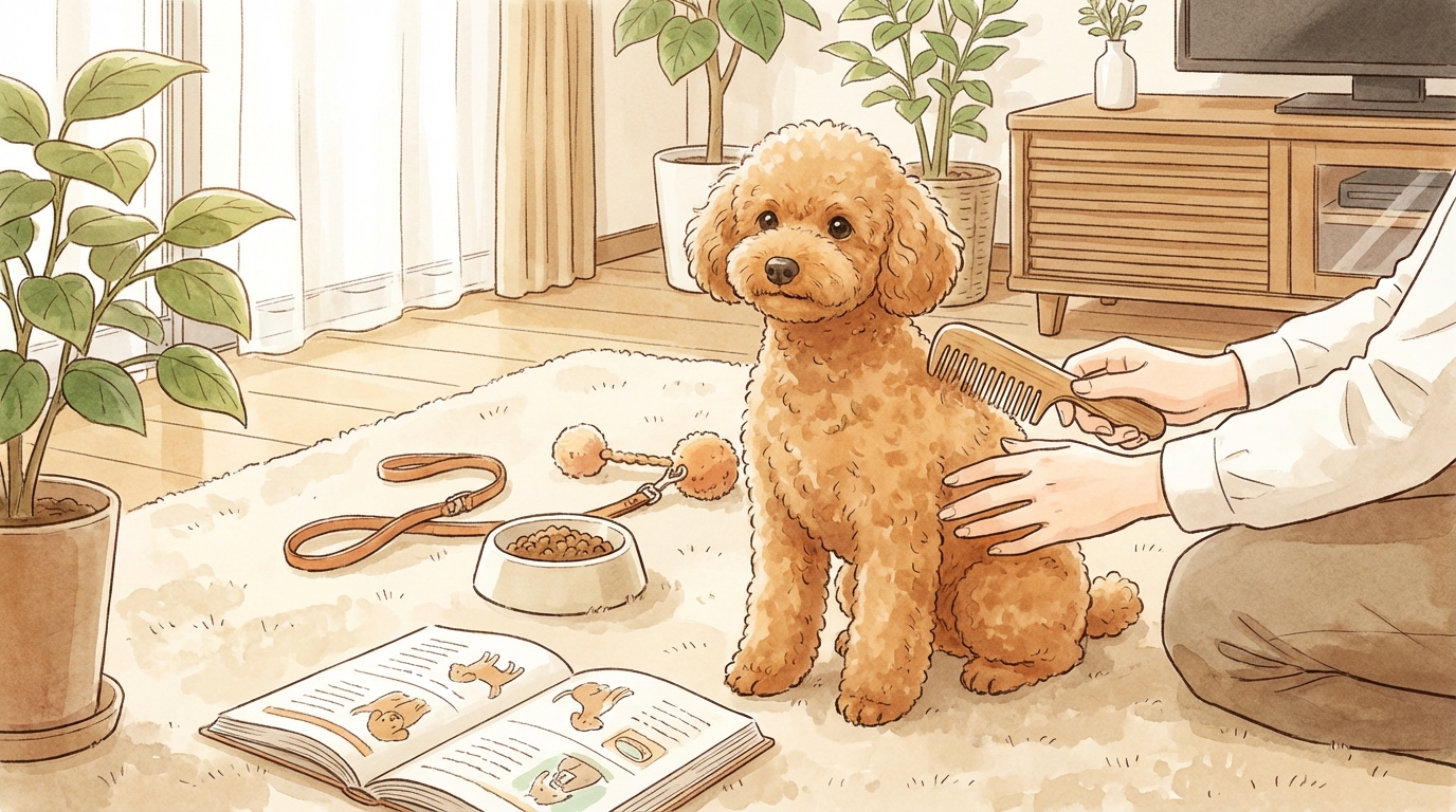 トイプードルの特性を理解したトータルケアが重要です